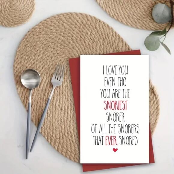 Valentine's Day or Anniversary Funny Card - 8" x 5" - Picture 4 of 6